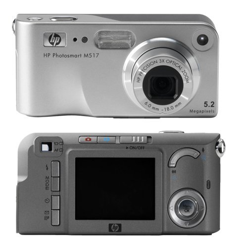 HP Photosmart M517 5.2MP Digital Camera with 3x Optical Zoom (OLD MODEL) N2