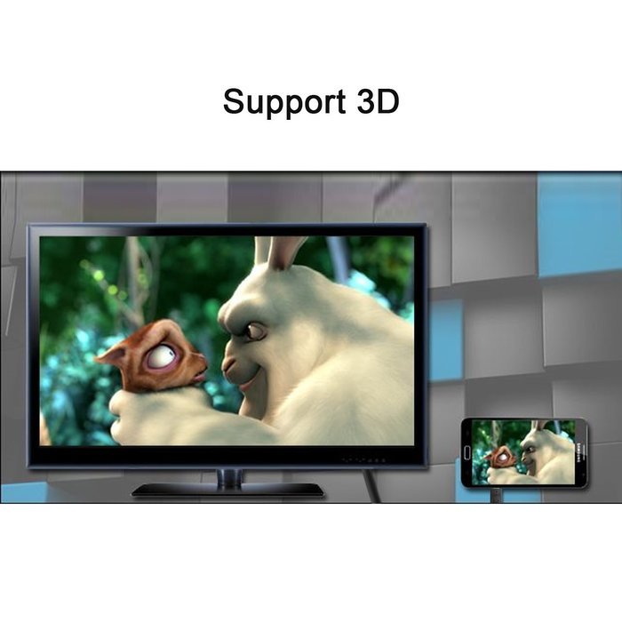 Micro HDMI to HDMI, TecBillion High Speed HDMI to Micro HDMI Cable, Supports Ethernet, 3D & 4K Resolution and... N5