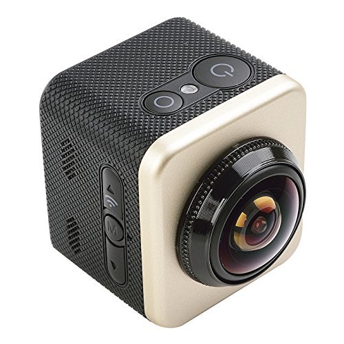 PULUZ CUBE360S 1.5 inch HD Screen 180 Degrees & 360 Degrees Panorama ARM M926EJ Super Wide Angle Lens, Support... N9