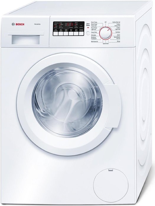Bosch WAP24200UC 300 2.2 Cu. Ft. White Stackable Front Load Washer - Energy Star