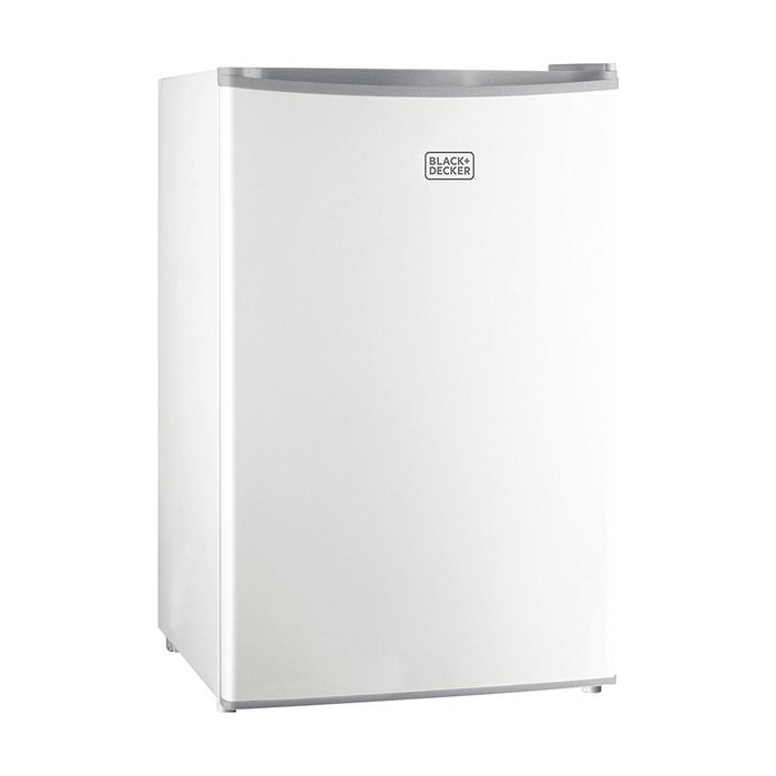 BLACK+DECKER BCRK43W 4.3 Cu. Ft. Energy Star Refrigerator with Freezer, White