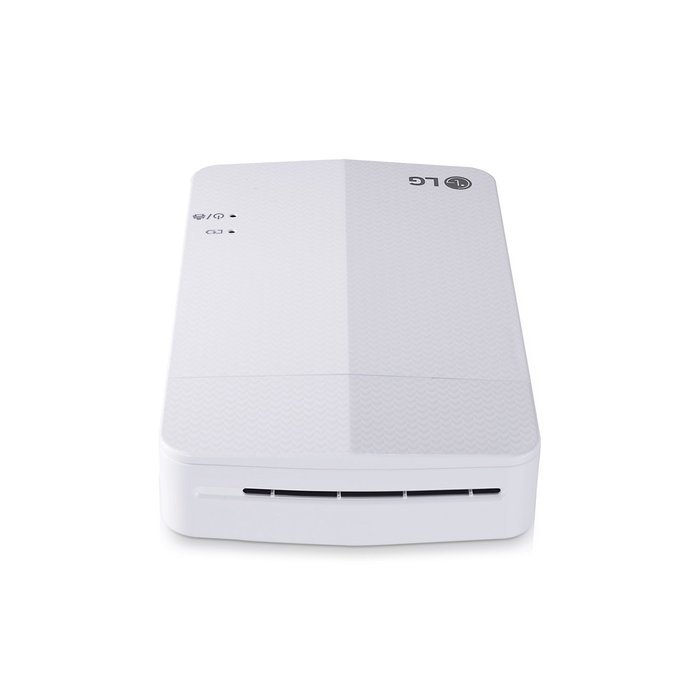 [Printer+Paper SET] New LG Pocket Photo Printer 3 PD251 [White] (Follow-up model of PD241T PD239) + LG Zink Sticker... N5