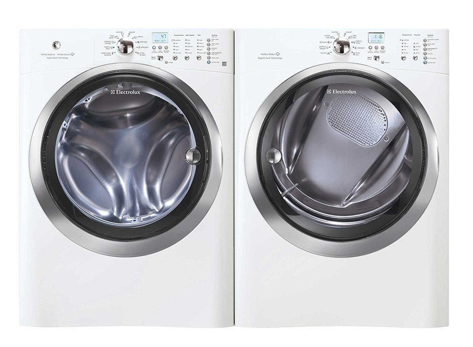 Electrolux Laundry Bundle | Electrolux EIFLS60JIW Washer & Electrolux EIMED60JIW Electric Dryer - White