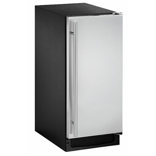 U-Line UBI1215SOD00A Built-in Crescent Ice Maker, 15", Stainless Steel
