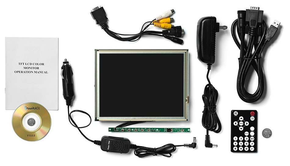 Lilliput 8" 4:3 SKD Open Frame Touch Screen VGA Monitor N3