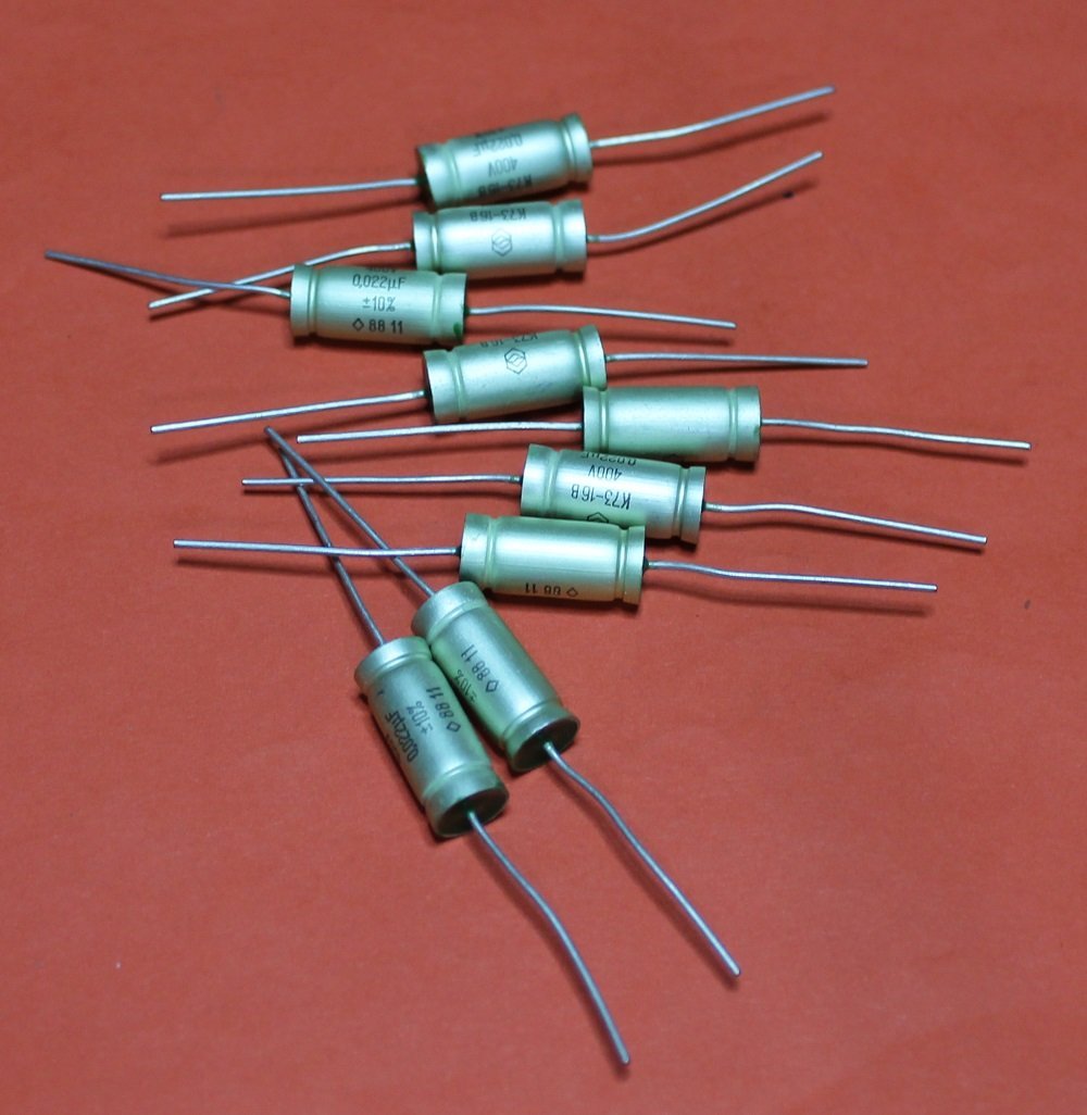 Capacitor PETP K73-16V 400V 0.47uF USSR Lot of 10 pcs