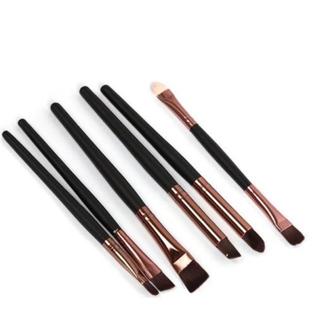 Linkings 6pcs Makeup Brushes Cosmetics Beauty Eyeshadow Eyeliner Lip Smudge Tool N6 Free Image 9138