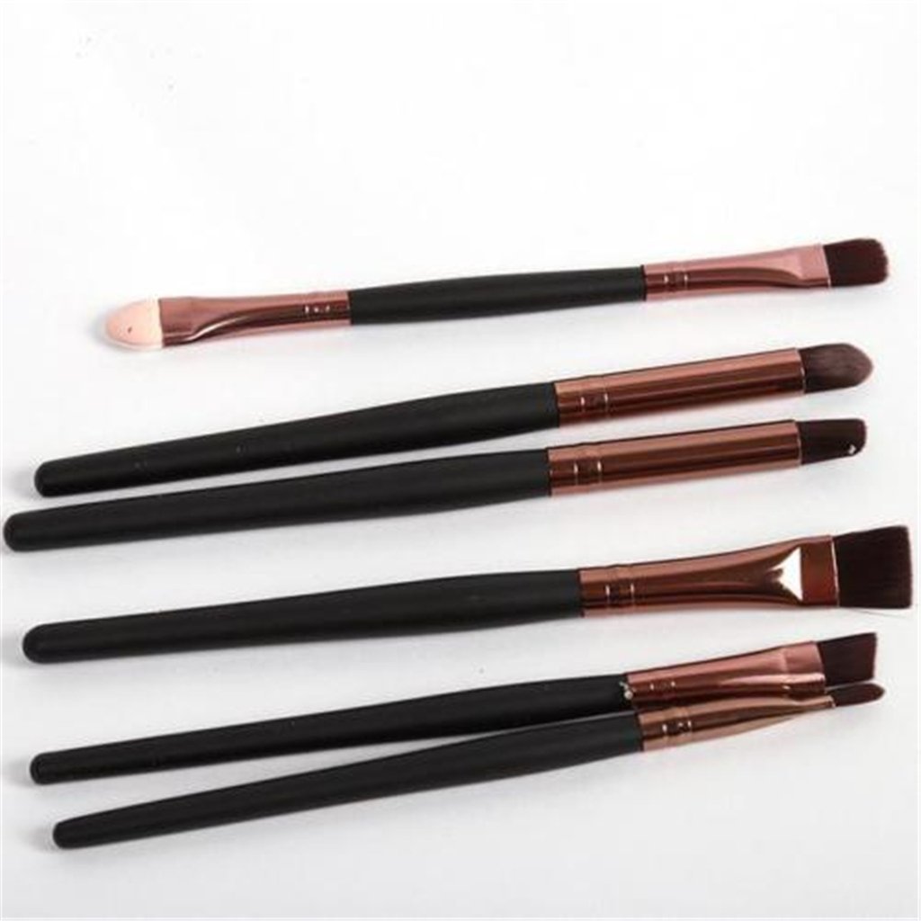 Linkings 6pcs Makeup Brushes Cosmetics Beauty Eyeshadow Eyeliner Lip Smudge Tool N8 Free Image 7321