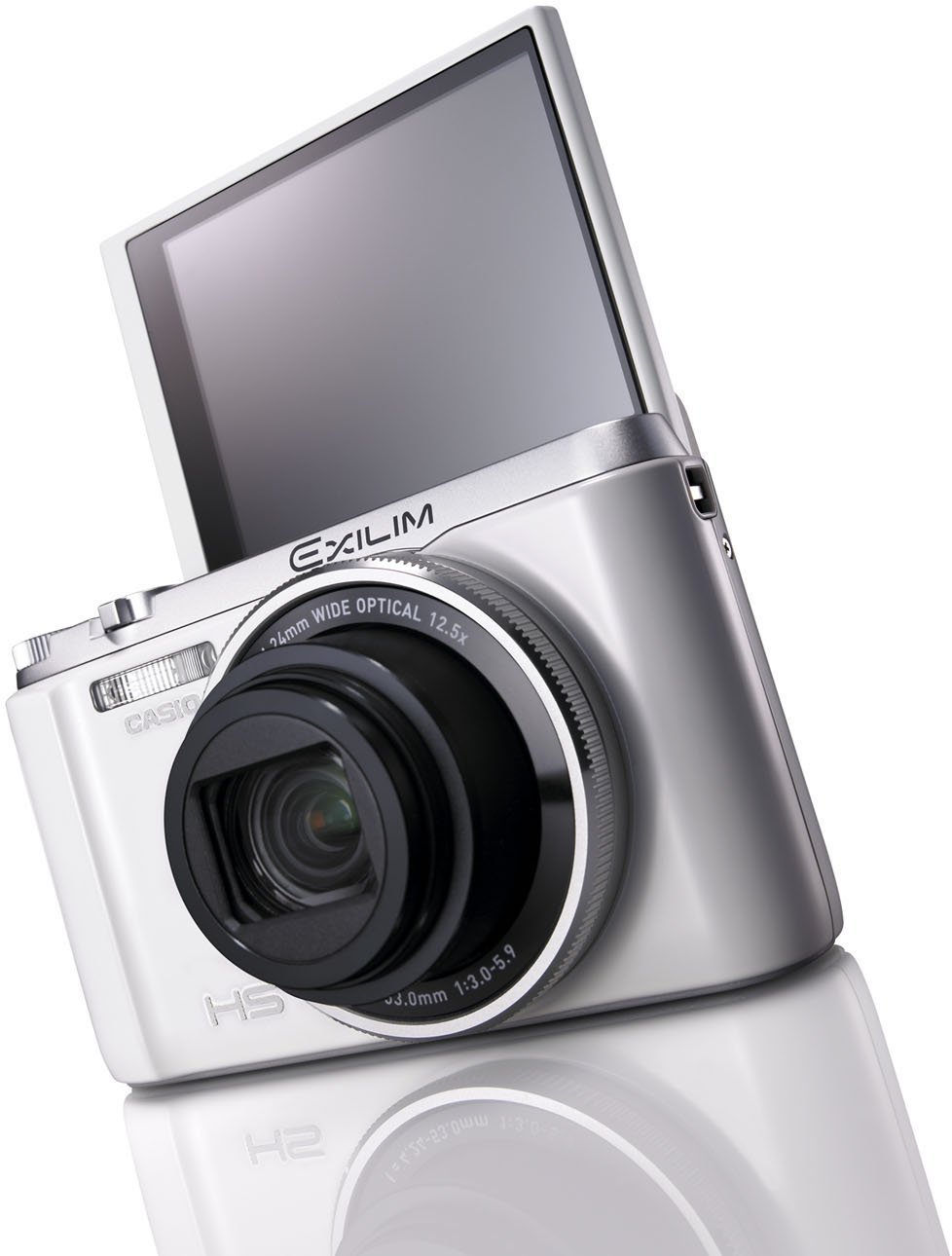 CASIO Digital Camera EXILIM ZR1000 White EXZR1000WE N4 free image download