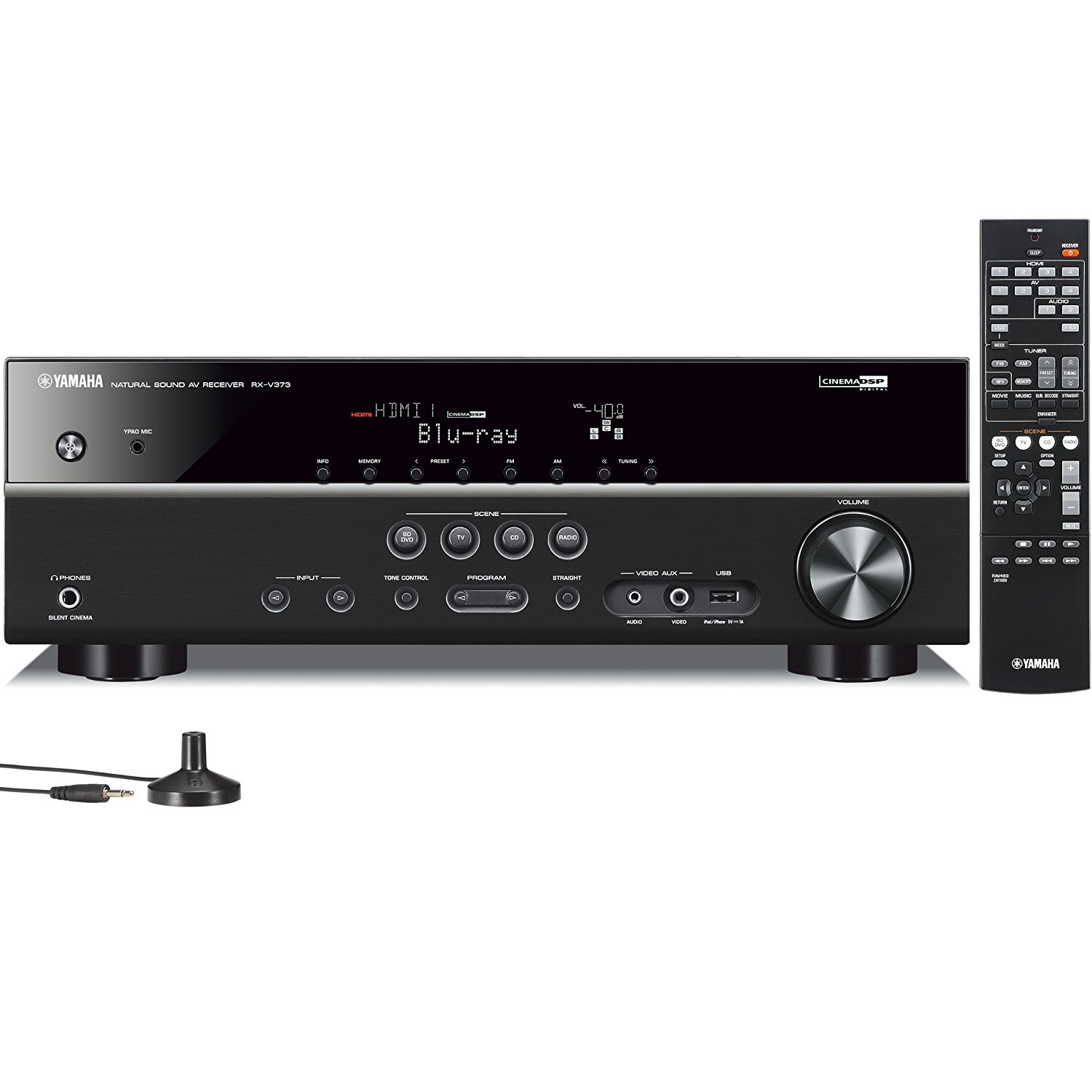 Yamaha RX-V373 5.1-Channel AV Receiver - (Discontinued by Manufacturer ...