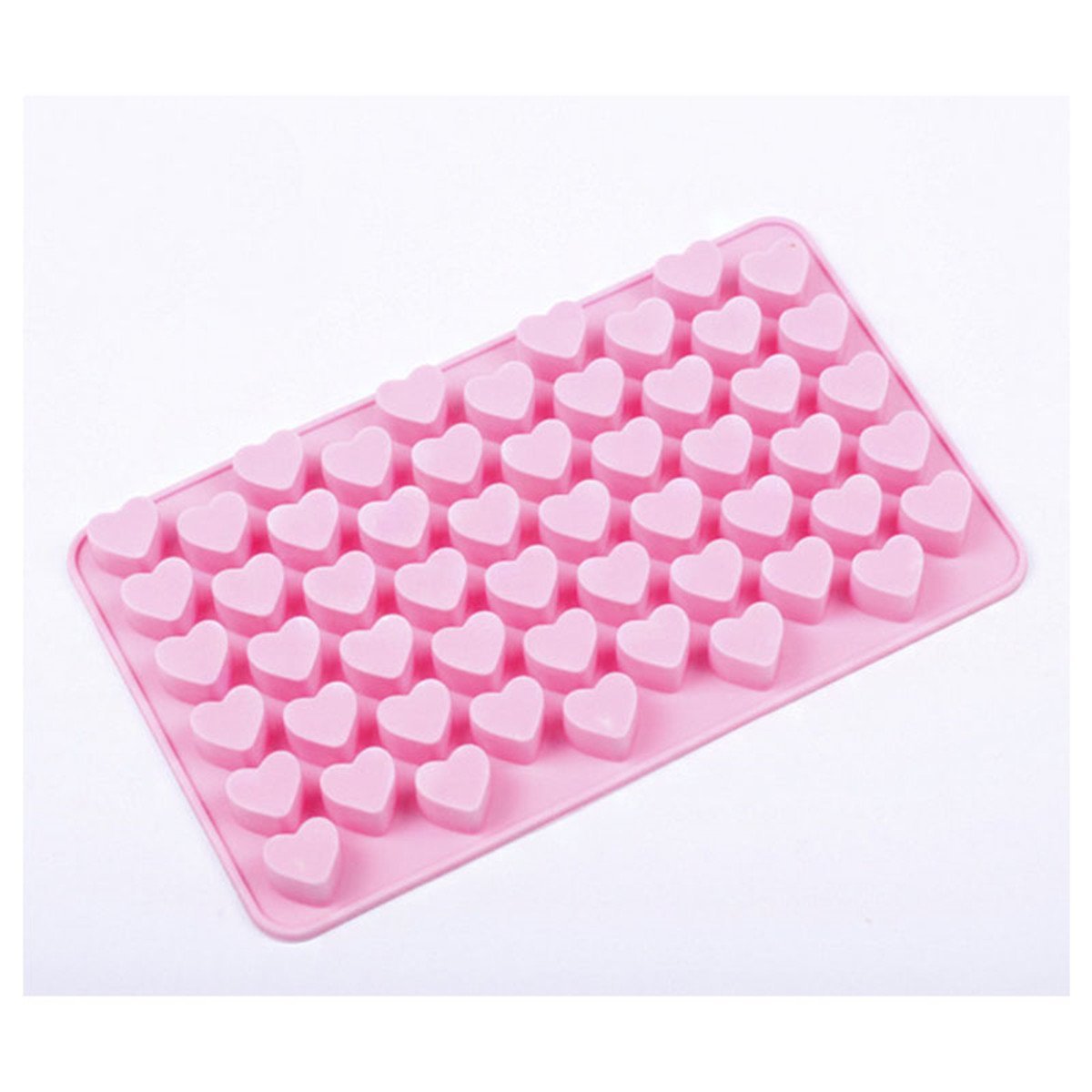 Tifan Silicone DIY 55 Mini Heart Shape Baking Mould Chocolate Mold Cake ...