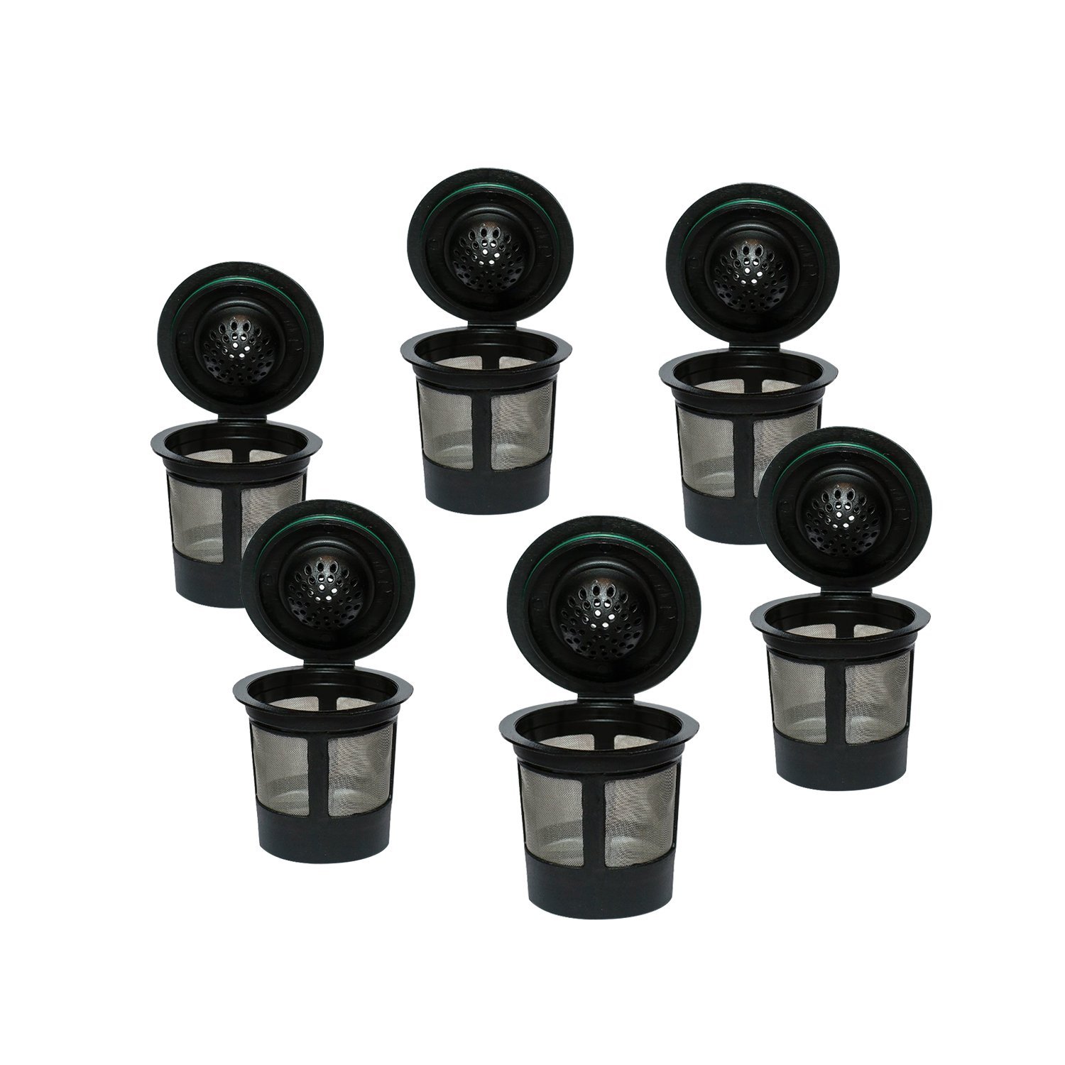 6 Solo Reusable Coffee Pod Filters Compatible With Keurig K Cup Coffee