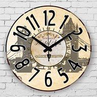 Europe style home decor quartz silent watch wall waterproof clock face vintage wall decoration