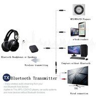 Jhua 2 in 1 Bluetooth Stereo Receiver and Transmitter Wireless Audio Adapter/ Kit with 3.5mm Stereo Output for... N5