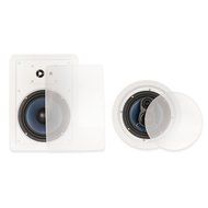 Blue Octave RH-635 In Wall and In Ceiling 6.5" Speakers Home Theater Surround Sound 5 Speaker Set