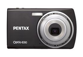 Pentax Optio E80 10MP Digital Camera with 3x Wide Angle Optical Zoom and 2.7-inch LCD (Black) N3