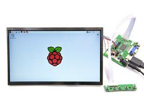 Makerfire Raspberry pi 10.1 inch High Resolution 1366*768 IPS LCD Display Module Kit N4