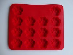 Liobra Premium Quality Set of Puppy Paw and Dog Bone NonStick Silicone Molds - Food Grade - View Details Here N4