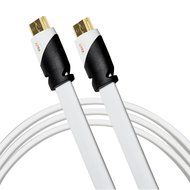 FLAT HDMI Cable 25 Feet High-speed Supports 3D &amp; 4K Resolution Ethernet 1080P Audio Return, Connect HDTV to Satellite... N2