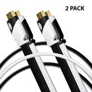 FLAT HDMI Cable 25 Feet High-speed Supports 3D &amp; 4K Resolution Ethernet 1080P Audio Return, Connect HDTV to Satellite... N3