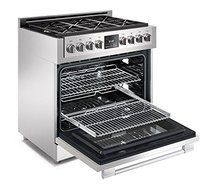 Fulgor Milano F6PDF366S1 Sofia 36" Dual Fuel Professional Range, Stainless Steel