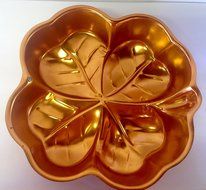 Copper Four-Leaf Jell-O / Cake Pan N2