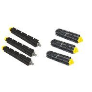 GVDOR Flexible 3-Armed Side Beater Brush &amp; Bristle Brush for Irobot Roomba 600 700 Series 760 770 780 790 Etc.... N3
