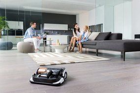 Samsung VR9000 Powerbot Robotic Vacuum, Airborne Copper Cleaning Robot (Complete Set) w/ Bonus: Premium Microfiber... N5