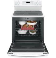 GE JB750DJWW 30" White Electric Smoothtop Range - Convection N4