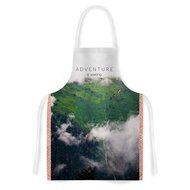 KESS InHouse Ann Barnes "Adventure is Waiting" Mountain Artistic Apron, 31 by 35.75", Multicolor