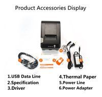 Rongta Thermal Printer RP58BU 58mm mini Portable Printer Desktop Direct Thermal Label Printer N7