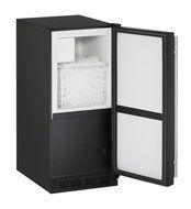 U-Line 15&rdquo; Crescent Ice Maker U-BI1215B-00A - Black w/ Reversible Door Hinge