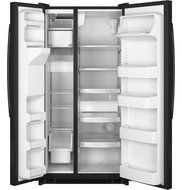 GE GSE22ETHBB 21.8 Cu. Ft. Black Side-By-Side Refrigerator - Energy Star N6