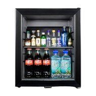 Summit MB25LGL 16" 30 Liter Capacity Thin-Line Design Minibar Front Lock Adjustable Metal Shelf Automatic Defrost...
