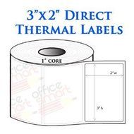 1 Roll - 3x2 Direct Thermal Labels for Zebra GC420d GC420t GK420d GK420t GX420d GX420t LP2844 LP2442 TLP2844 ZP450...