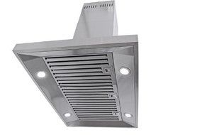 Akdy New 36" European Style Island Mount Stainless Steel Range Hood Vent Push Control Button N6