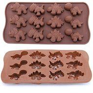 WOWAROSHI 1Pcs Different Dinosaur type silicone cake Chocolate Mold Jelly Mold Cake Moulds Bakeware