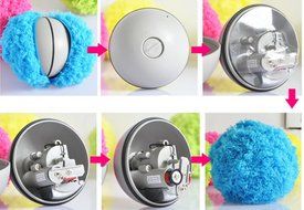 Automatic Music Rolling Ball Electric Cleaner Mocoro Mini Sweeping Robot