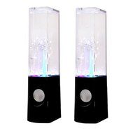 LED Light Dancing Water Show Music Fountain Bass Shock Speakers Amplifier Audio Player For Phones Computer Laptop... N12