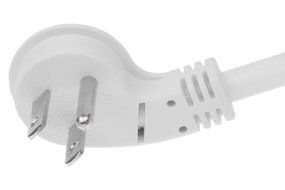 SF Cable, 2ft Ultra Low Profile Angle NEMA 5-15P to 5-15R with 24 inches 16/3 AWG SJT N4