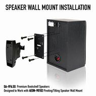 6.5" Premium Bookshelf Speakers by Sound Appeal N2