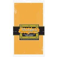 Masterpiece Plastic Round Tablecover (orange) Party Accessory (1 count) (1/Pkg)