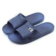 Wivi Men&rsquo;S Summer Indoor Slid On Shoes With Massage-pod Footbed Good Shower Spa Beach Backyard Shoes (navy blue...