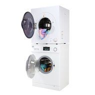 Majestic Stackable Compact Super Washer MJ824W and Compact Short Dryer MJ850D Set N4