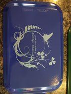 Custom and Personalized Covered Cake Pan 24 Designs Your Wording (Green)
