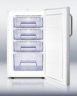 Summit FS407LSSTBADA 20" Medically Approved and ADA Compliant Upright Freezer with 2.8 cu. ft. Capacity Factory-Installed... N2