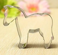 HSE 3 pcsNew Stainless Steel Mini Animal Horse Shape Cookie Cutter Chocolate Cake Biscuit Pastry Mold Mould Kitchen...