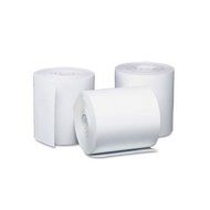 PM Company Single-Ply Thermal Cash Register/POS Rolls, 3-1/8" x 119 ft., White, 50/Ctn