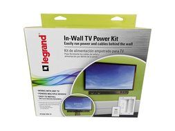 Legrand HT2202WHV1 WM InWall TV Power Kit N4