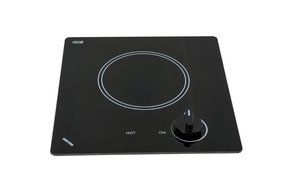 Kenyon B41606 6-1/2-Inch Caribbean Single Burner Cooktop with Analog Control UL, 240-volt, Black